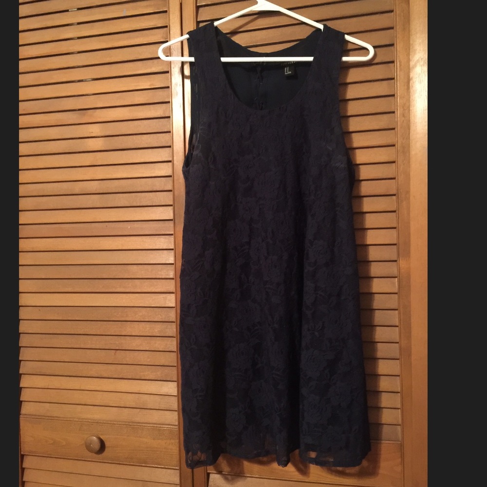 Dark blue dress